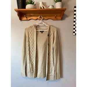 Warm button-up cardigan